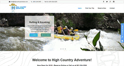 Desktop Screenshot of highcountryadventure.com
